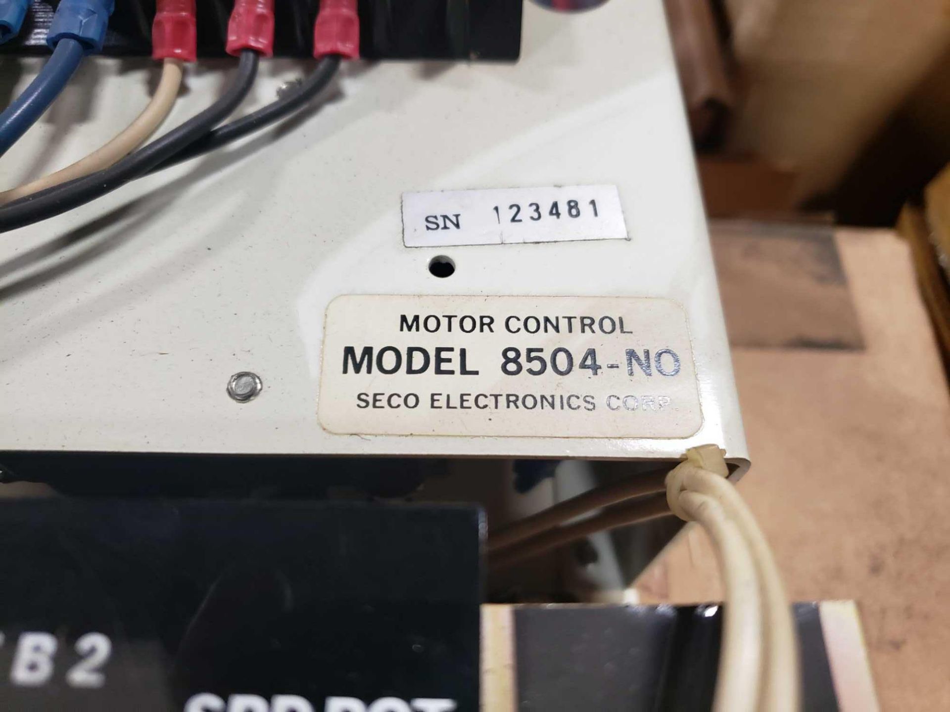 Seco Electronics model 8500 SCR motor control part 8504-N0.. New in box. - Image 2 of 4