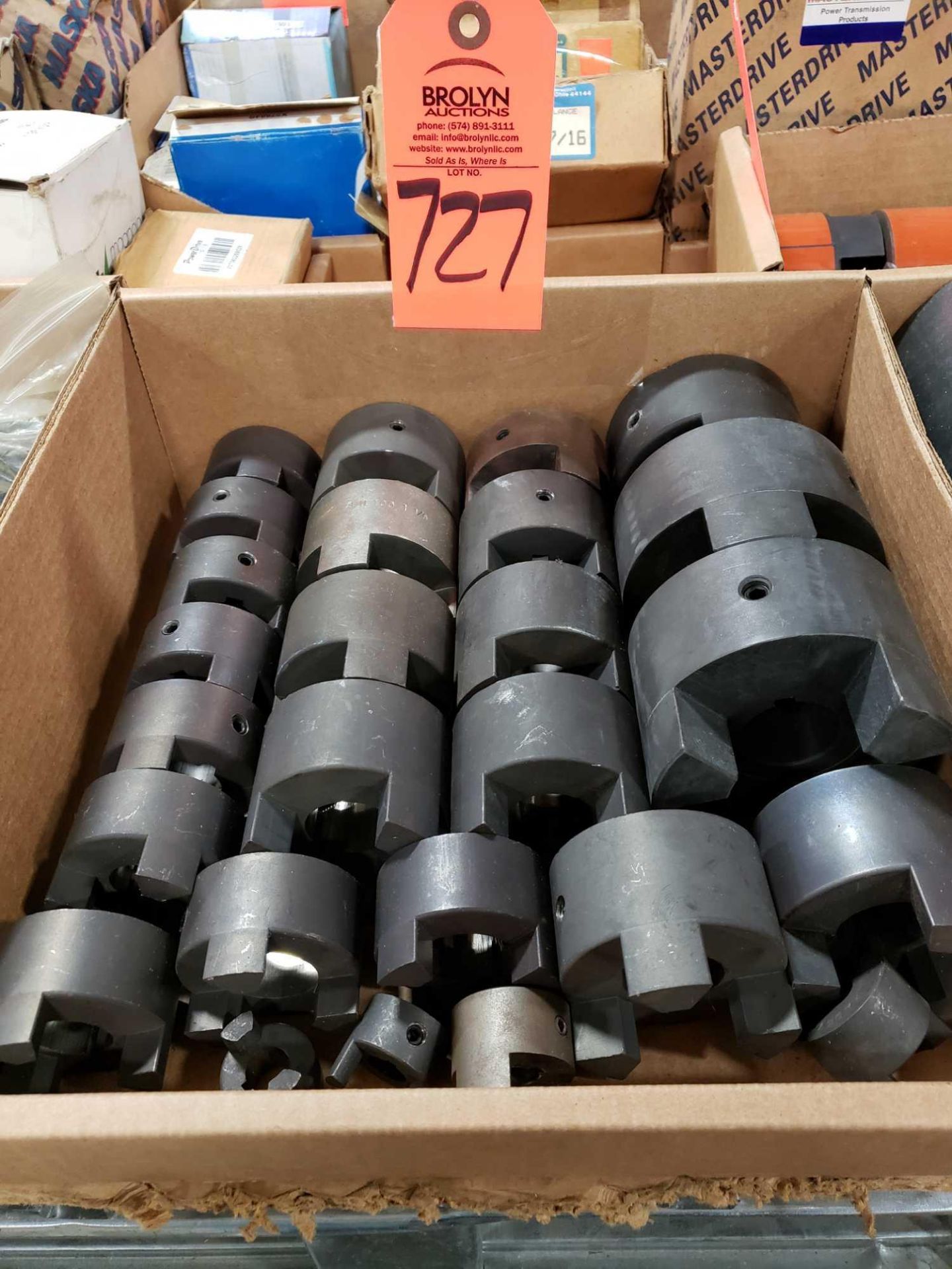 Assorted couplings as pictured.