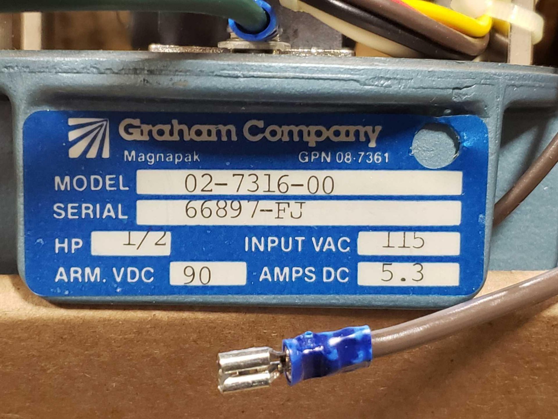 Graham Company Magnapak model 02-7316-00 1/2hp drive. New in box. - Image 2 of 3