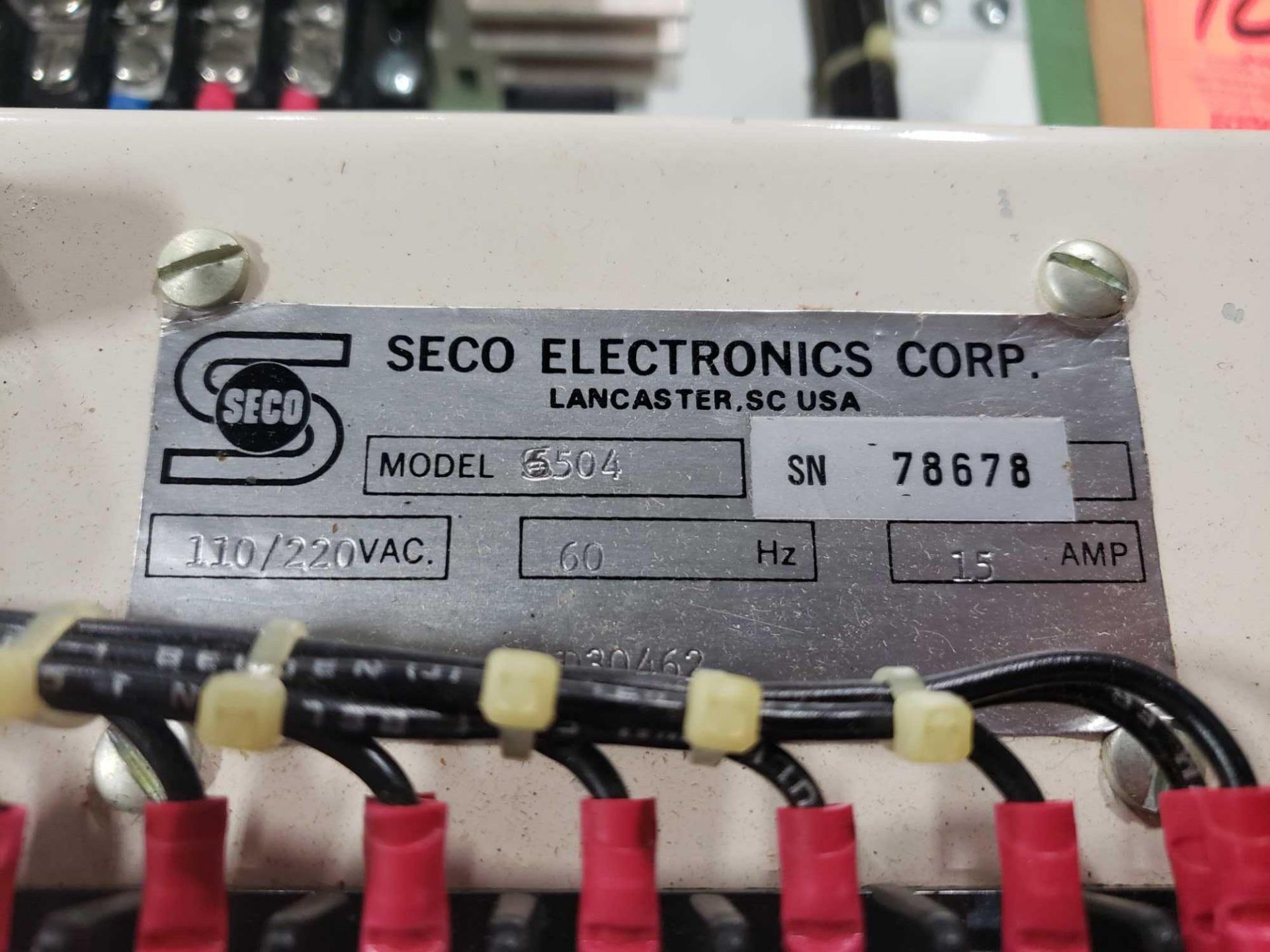 Seco Electronics model 86500 SCR motor control part 6504-N0.. New in box. - Image 2 of 3