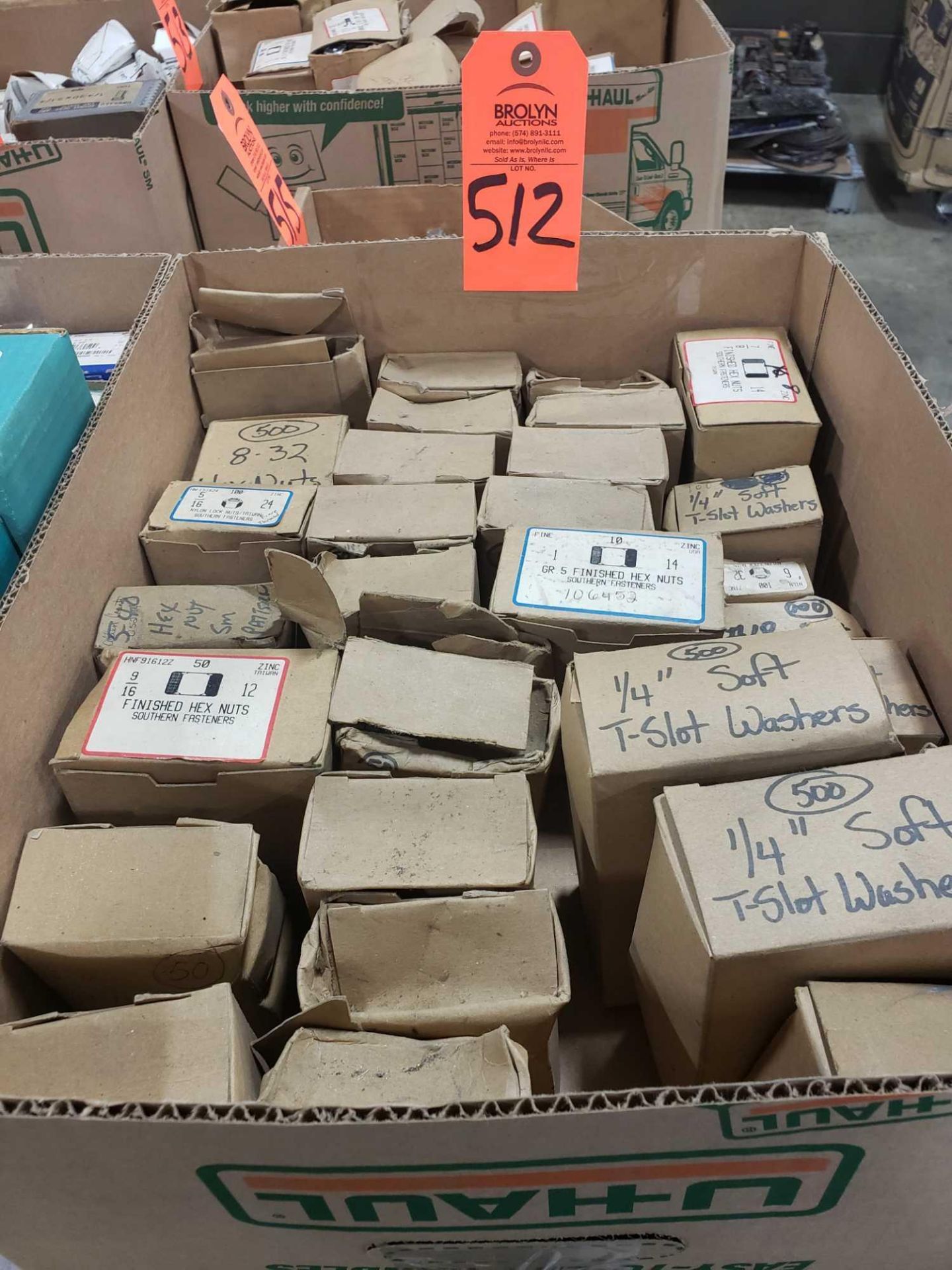 Qty 30 - Assorted boxes of new hardware, high grade, nuts, bolts, washers, etc. New in box.