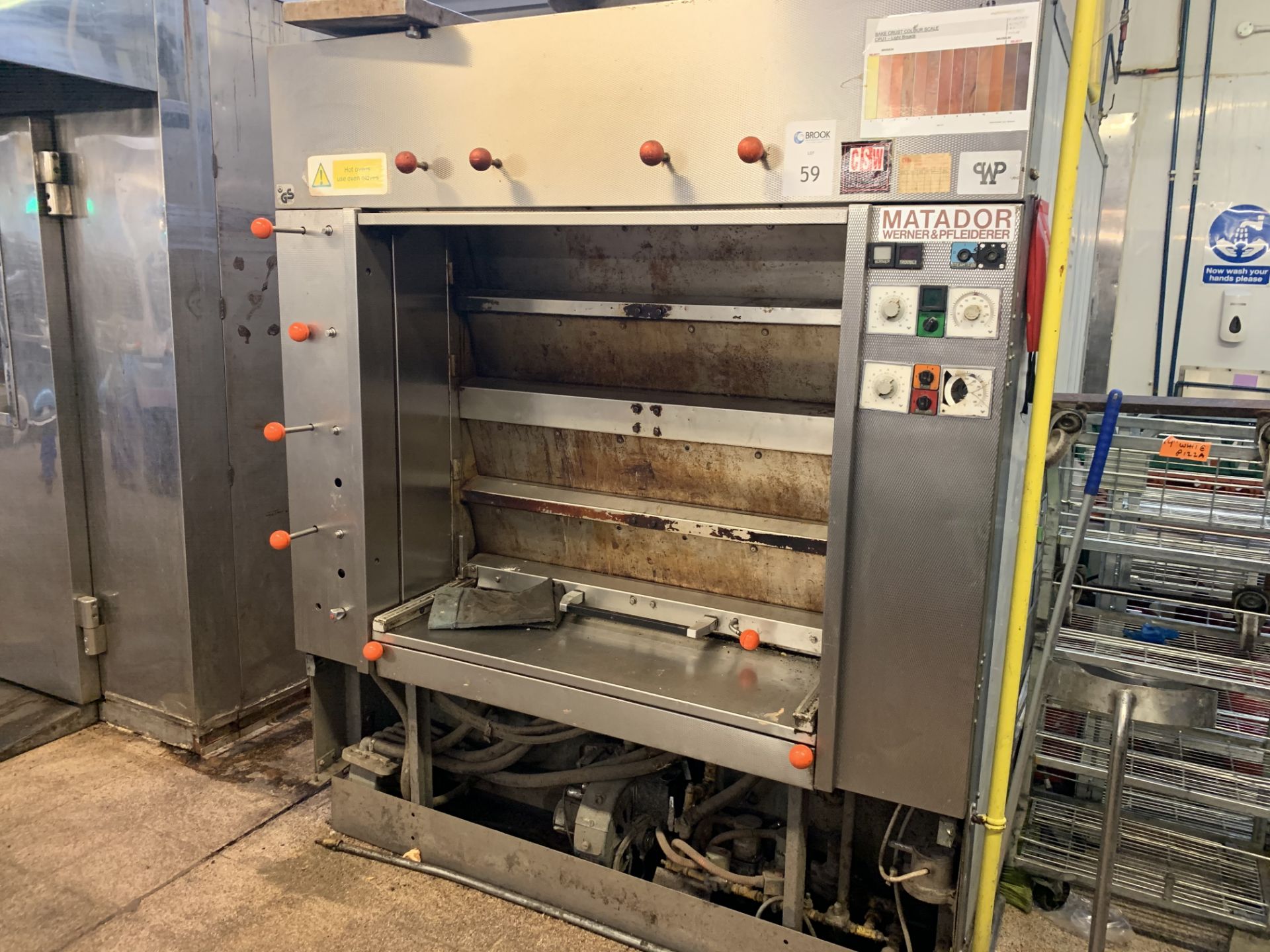 wp matador steam tube oven gas fired customer to dismantle to remove