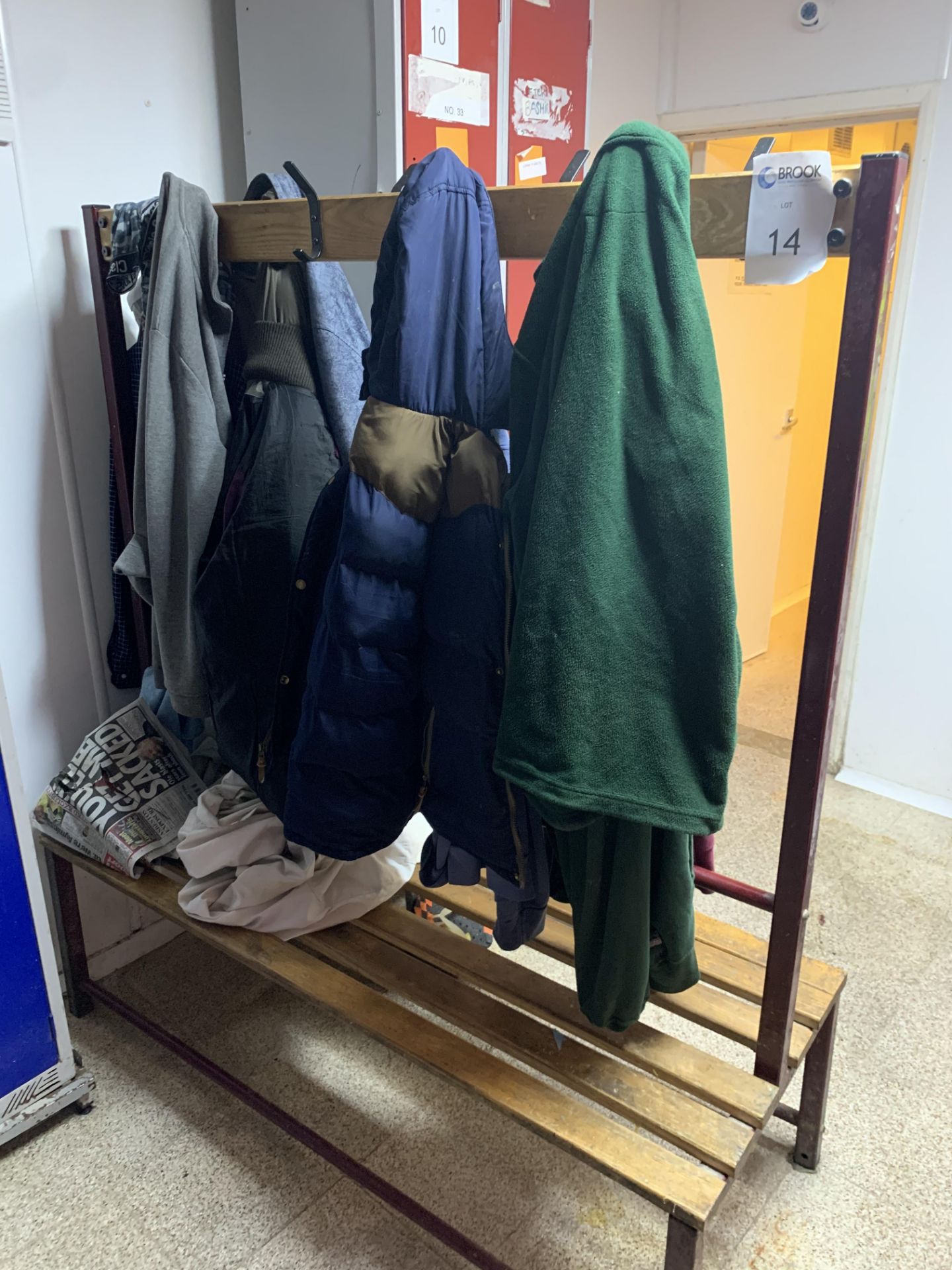 coat rack with bench