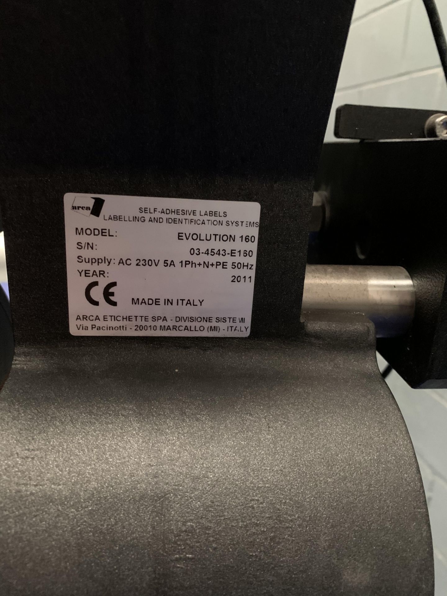 evolution 160 label applicator - Image 3 of 3