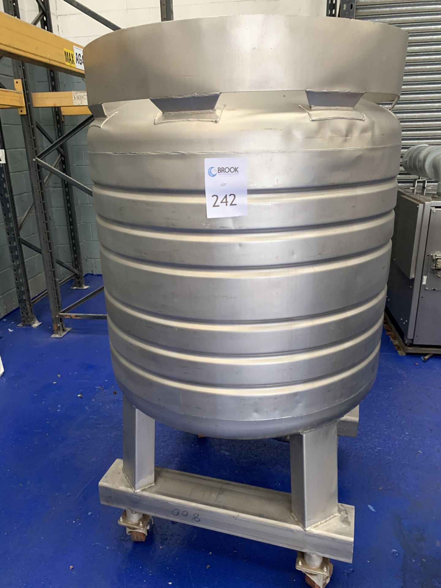 stainless steel tank holding product etc - Image 2 of 2