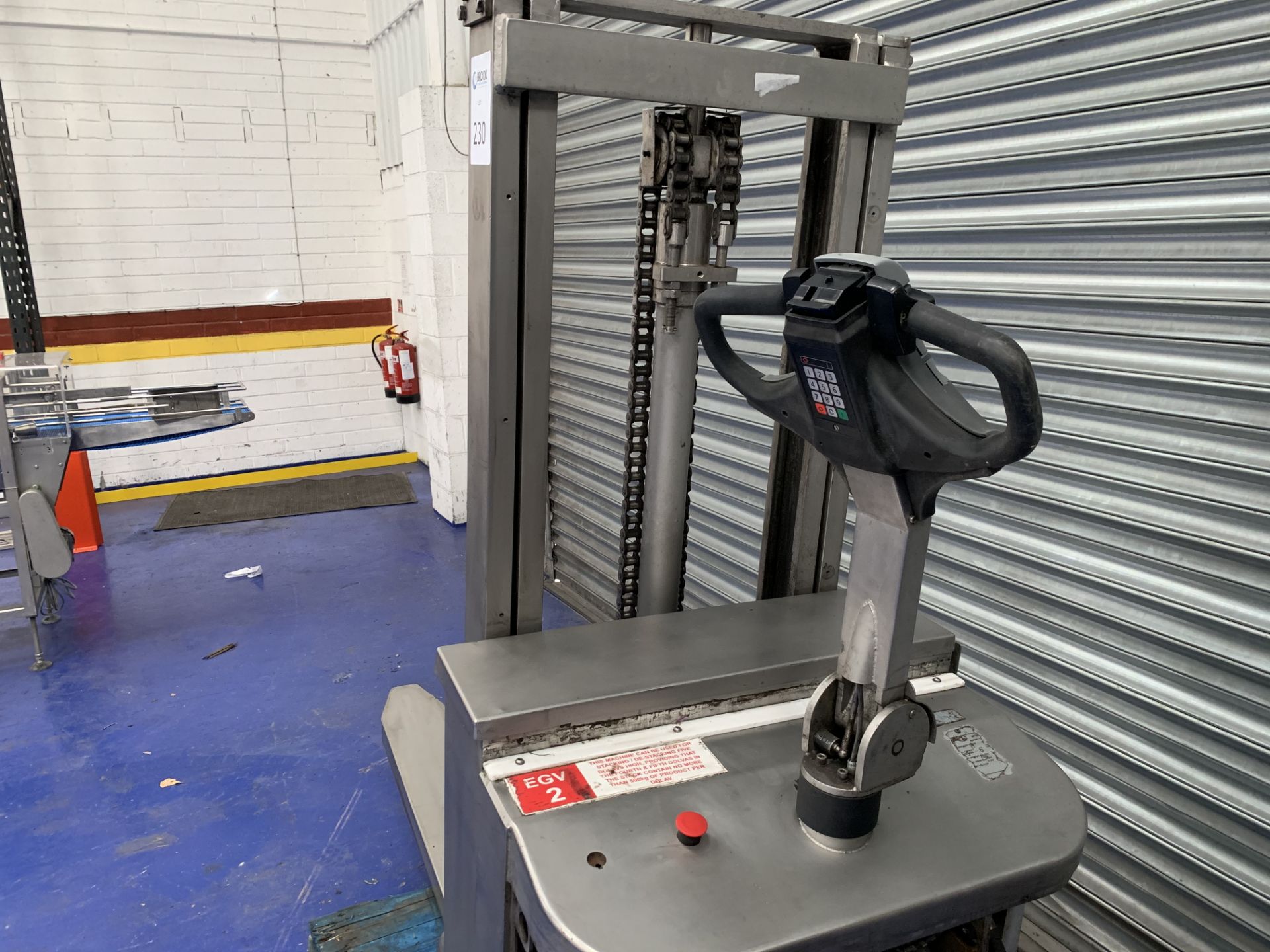 stainless steel pallet trucks for spares or repair - Image 3 of 3