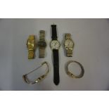 A Mixed Lot of Ladies and Gents Wristwatches, To include Timex and Pulsar examples, (9)