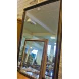 Two Modern Wall Mirrors, Largest 95cm high, (2)