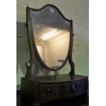 A 19th Century Mahogany Dressing Mirror, 67cm high