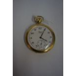 A Swiss Made Rolled Gold Pocket Watch by Rapport, Est 1898
