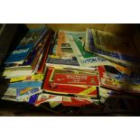 A Quantity of English Football Programmes, circa 1970s, 80s, approximately 100 in total