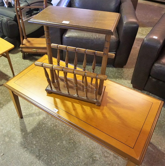 A Mixed Lot of Occasional Furniture, Comprising of a Retro style coffee table, another coffee table,