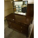 Three Pieces of Stag Minstrel Furniture, Comprising of a chest of drawers, dressing chest and