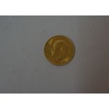 A George V Gold Half Sovereign, Dated 1913, 4 grams