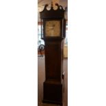 An Early 18th Century Longcase Clock by Henry Geater, With a 12 inch painted dial, with a subsidiary