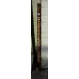 A Painted Soft Wood Didgeridoo, By Global gifts, 87cm high