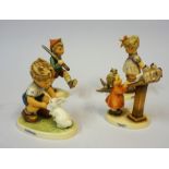 Eight Modern Hummel Figures, To include "Private Conversation", "Will it Sting" "Bird Duet" ect,