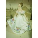 A Mixed Lot of Coalport Porcelain Statuettes, To include Jennifer and Valerie, various sizes, also