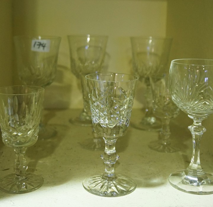 A Large Quantity of Crystal and Glass Wine, Liqueur and Hock Glasses, Also to include champagne - Image 10 of 10