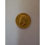 A George V Gold Half Sovereign, Dated 1912, 4 grams