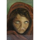 Six Assorted Prints and Pictures, To include M McKay "The Afghan Girl" Watercolour, 28cm x 20cm,