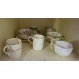 A Mixed Lot of China Cabinet Cups and Saucers, To include a coffee can and tea cup by Foley, also