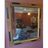 A Reproduction Gilded Wall Mirror, 60cm high, 50cm wide