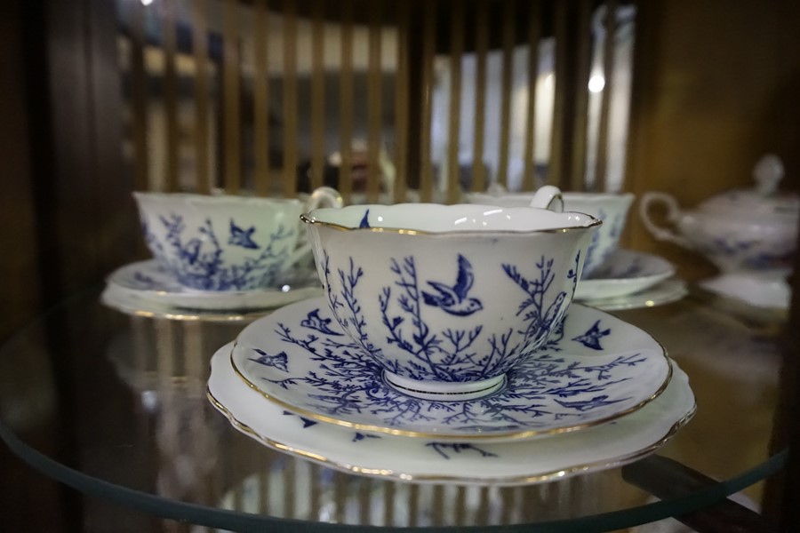 A Quantity of China Tea Wares, To include a Longton Wellington 40 piece china tea set, a Coalport 18 - Image 4 of 6