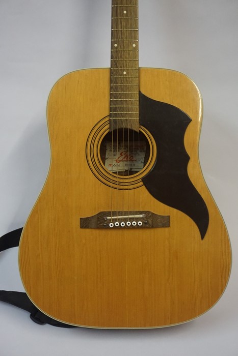 An Eko Ranger VI Acoustic Guitar, Made in Italy, circa 1970s, Having a rosewood fretboard, 105cm - Image 2 of 3