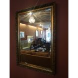 A Victorian Style Gilt Framed Wall Mirror, 20th century, 102cm high, 72cm wide