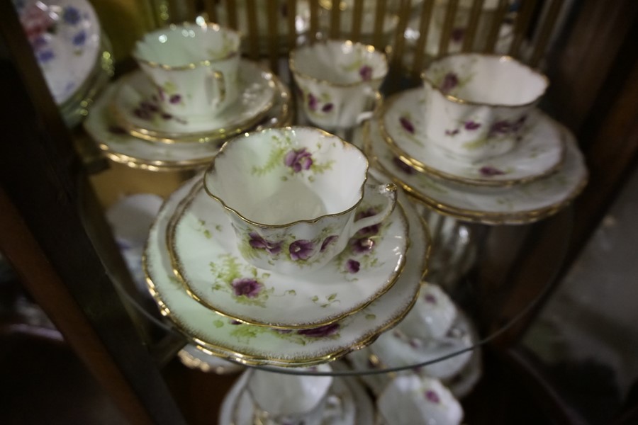 A Quantity of China Tea Wares, To include a Longton Wellington 40 piece china tea set, a Coalport 18 - Image 3 of 6