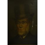 British School "Portrait of a Gentleman" Oil on Canvas, circa 19th century, 49cm x 39cm, framed