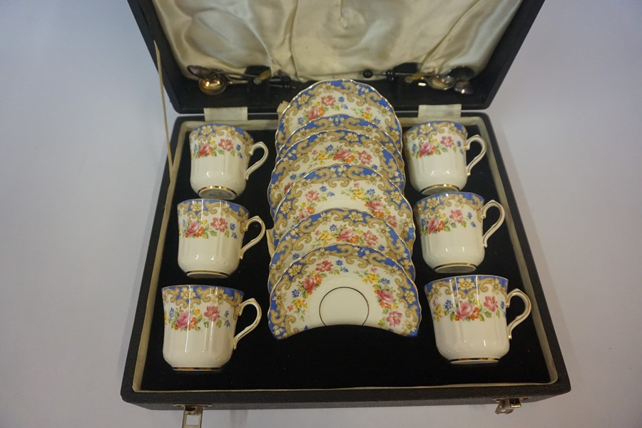 A Mixed Lot of China and Ceramics, Comprising of a twelve piece coffee set by Old Royal Bone - Image 2 of 5