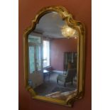 A Reproduction Wall Mirror, Having a painted frame, 100cm high, 70cm wide