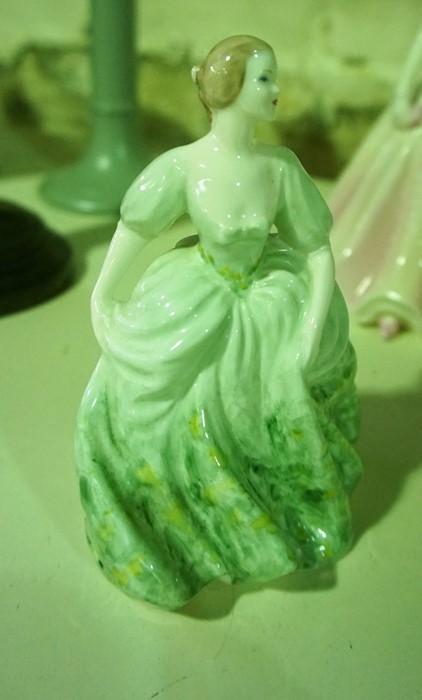 A Mixed Lot of Coalport Porcelain Statuettes, To include Jennifer and Valerie, various sizes, also - Image 7 of 8