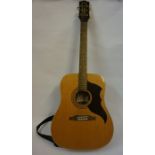 An Eko Ranger VI Acoustic Guitar, Made in Italy, circa 1970s, Having a rosewood fretboard, 105cm