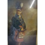 British School "Portrait of a Highlander" Oil on Canvas, circa late 19th/early 20th century, 50cm
