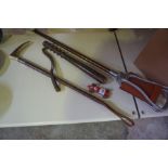 A Small Mixed Lot of Collectables, Comprising of a vintage baton, a vintage riding crop, a