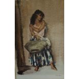 Sir William Russell Flint RA PRWS (1880-1969) "Spanish Female" Limited Edition Print, Number 375