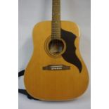 An Eko Ranger VI Acoustic Guitar, Made in Italy, circa 1970s, Having a rosewood fretboard, and a