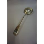 A Regency Silver Soup Ladle, Hallmarks for Richard Turner, London 1814, Monogrammed to handle,