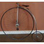 A 52 inch Penny Farthing "The British Challenge" Made by Singer & Co Coventry, circa late 19th /
