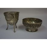 An Adams Style Silver Sweetmeat Style Bowl, Hallmarks for Sheffield, circa late 19th century,