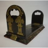A Pair of Victorian Coromandel and Brass Mounted Book Slides, 34cm, 41cm long, (2)