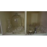 A Small Mixed Lot of Crystal and Glass, to include decanter, glasses, (16)