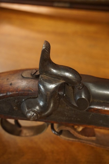 An 1864 Enfield Musket, The three band musket for Indian artillery, Having a fitted bayonet and - Image 10 of 18