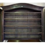 A French Stained Wood Dresser Top, circa 19th century, Having four wooden spars across the front,