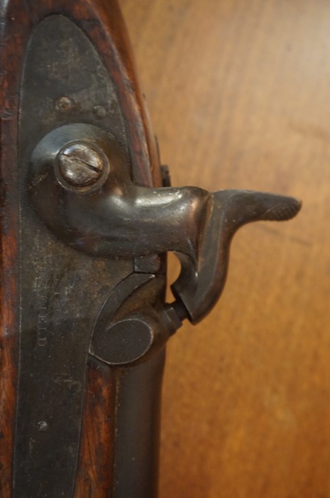 An 1864 Enfield Musket, The three band musket for Indian artillery, Having a fitted bayonet and - Image 12 of 18