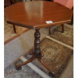 A Georgian Mahogany Octagonal Tea / Occasional Table, In the manner of Thomas Chippendale, The
