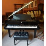 A Yamaha Conservatory Concert Piano, Model C3, No B1973479, In a polished ebonised case, having a